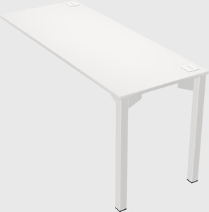 Desk return - metal base - wooden & panel systems