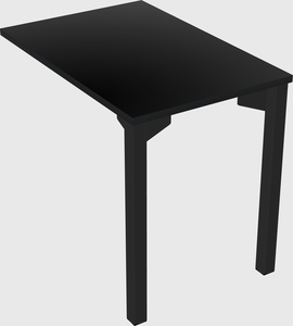 Desk return - metal base - wooden & panel systems