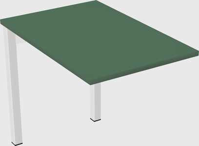 Desk return - metal base - wooden & panel systems
