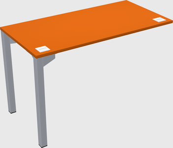 Desk return - metal base - wooden & panel systems