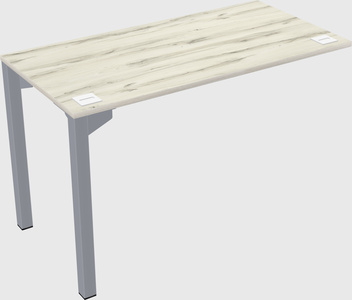 Desk return - metal base - wooden & panel systems