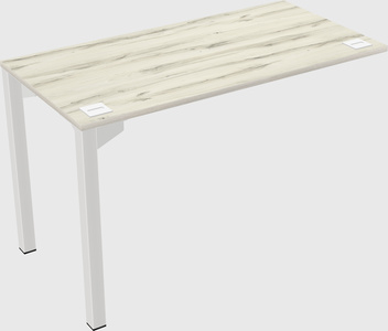 Desk return - metal base - wooden & panel systems