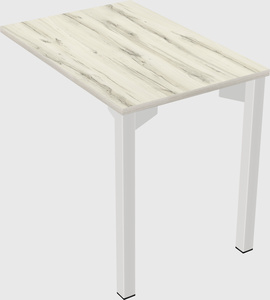 Desk return - metal base - wooden & panel systems