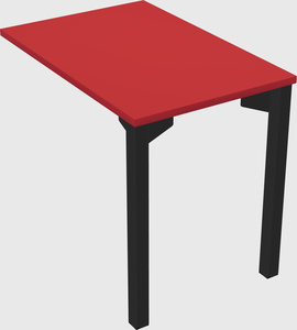Desk return - metal base - wooden & panel systems