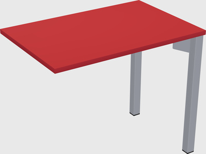 Desk return - metal base - wooden & panel systems