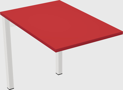 Desk return - metal base - wooden & panel systems