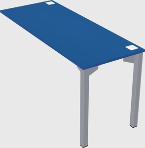 Desk return - metal base - wooden & panel systems