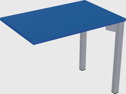 Desk return - metal base - wooden & panel systems