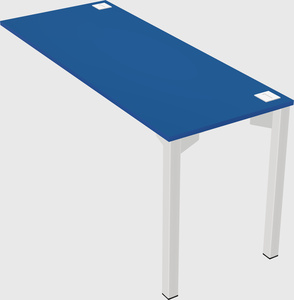 Desk return - metal base - wooden & panel systems