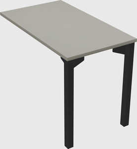 Desk return - metal base - wooden & panel systems