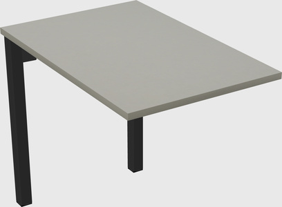 Desk return - metal base - wooden & panel systems