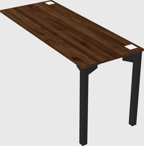 Desk return - metal base - wooden & panel systems