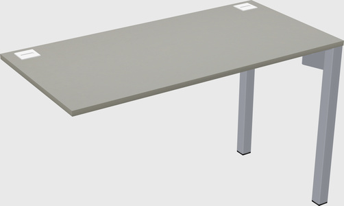 Desk return - metal base - wooden & panel systems