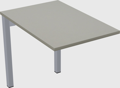 Desk return - metal base - wooden & panel systems