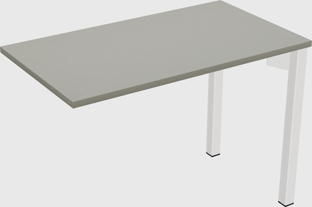 Desk return - metal base - wooden & panel systems
