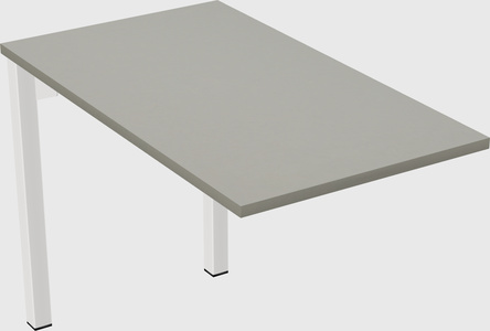 Desk return - metal base - wooden & panel systems
