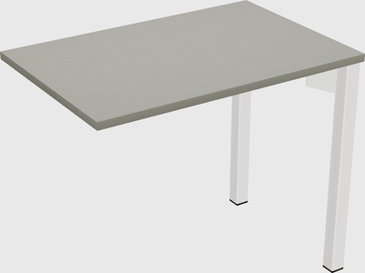 Desk return - metal base - wooden & panel systems