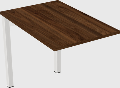 Desk return - metal base - wooden & panel systems