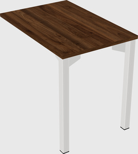 Desk return - metal base - wooden & panel systems