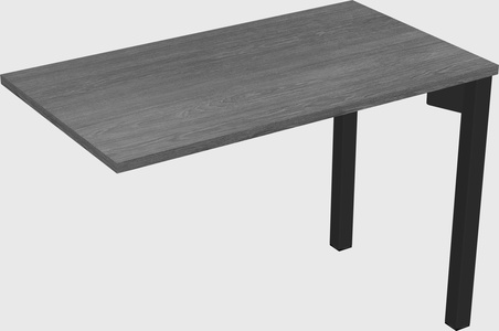 Desk return - metal base - wooden & panel systems