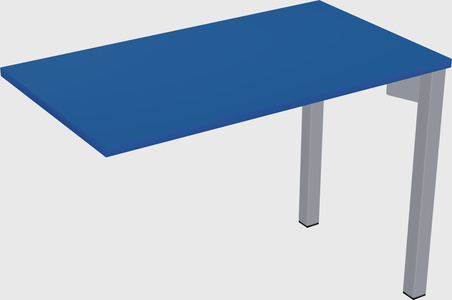 Desk return - metal base - wooden & panel systems