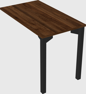 Desk return - metal base - wooden & panel systems