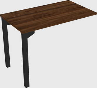 Desk return - metal base - wooden & panel systems