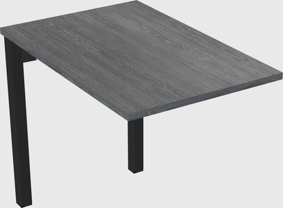 Desk return - metal base - wooden & panel systems