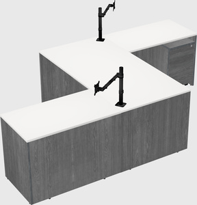 Executive shared desk