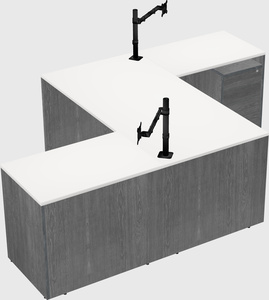 Executive shared desk