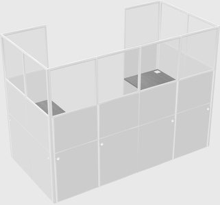Cabine en u