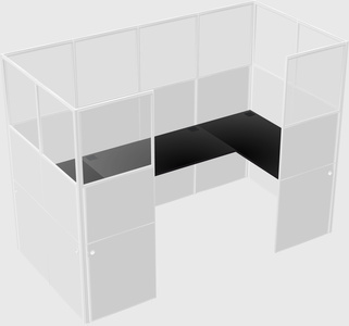 Cabine en u