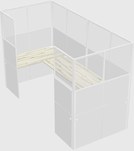 Cabine en u