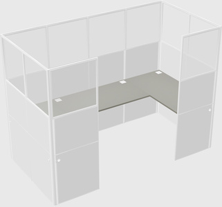 Cabine en u