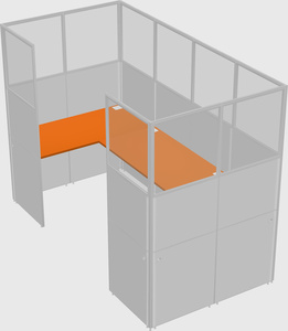 Cabine en u