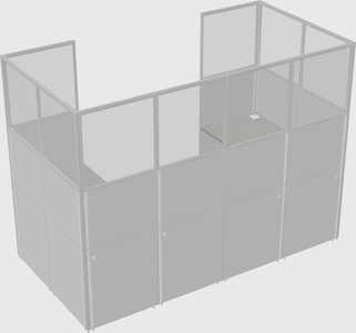 Cabine en u