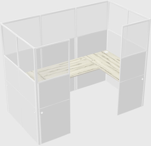Cabine en u