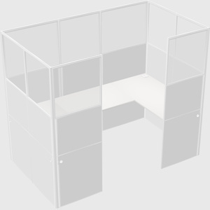 Cabine en u