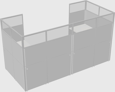 Cabine en u