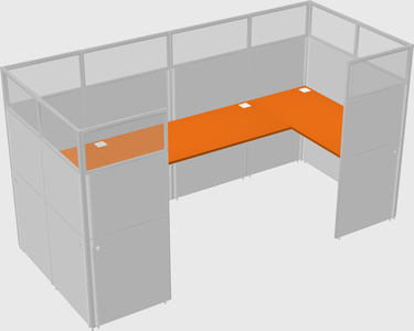 Cabine en u