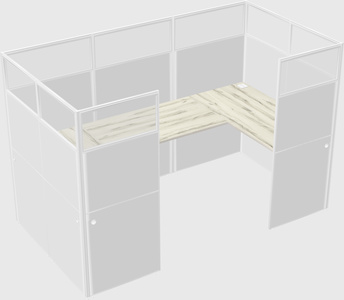 Cabine en u