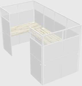 Cabine en u