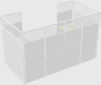 Cabine en u
