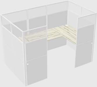 Cabine en u