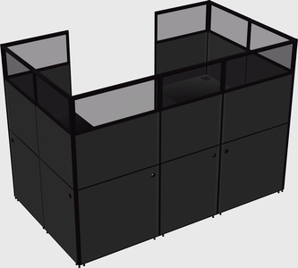 Cabine en u