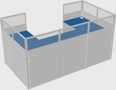 Cabine en u
