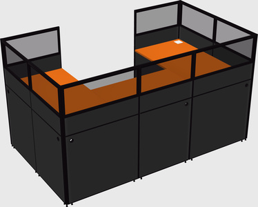 Cabine en u