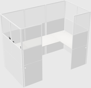 Cabine en u
