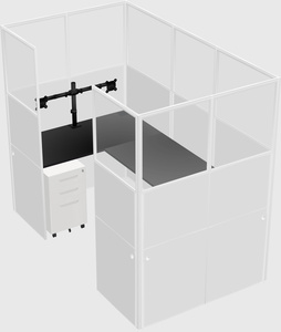 Cabine en u