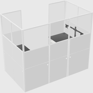 Cabine en u